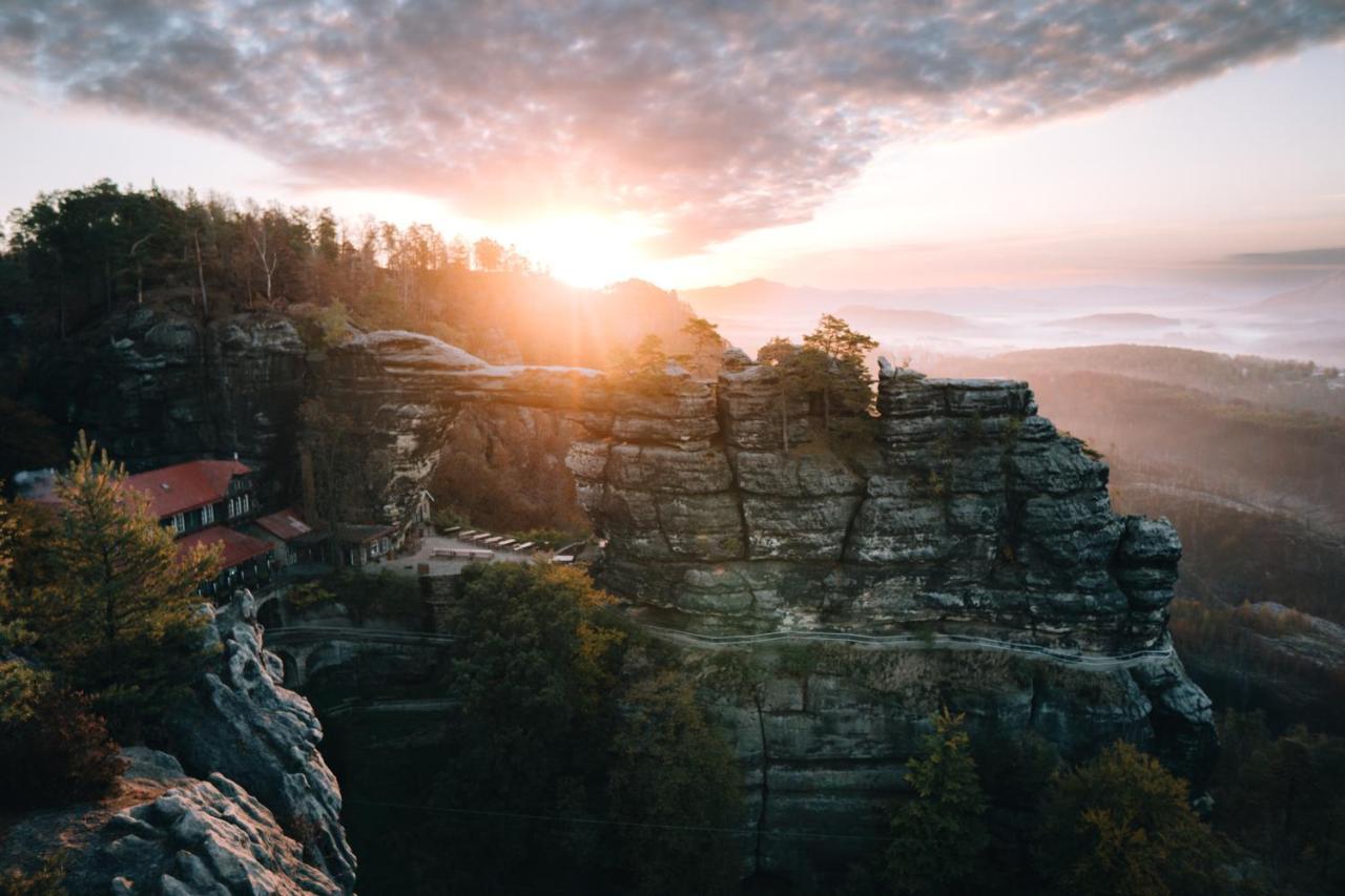 Penzion U Vyhlídky Chřibská Exterior foto