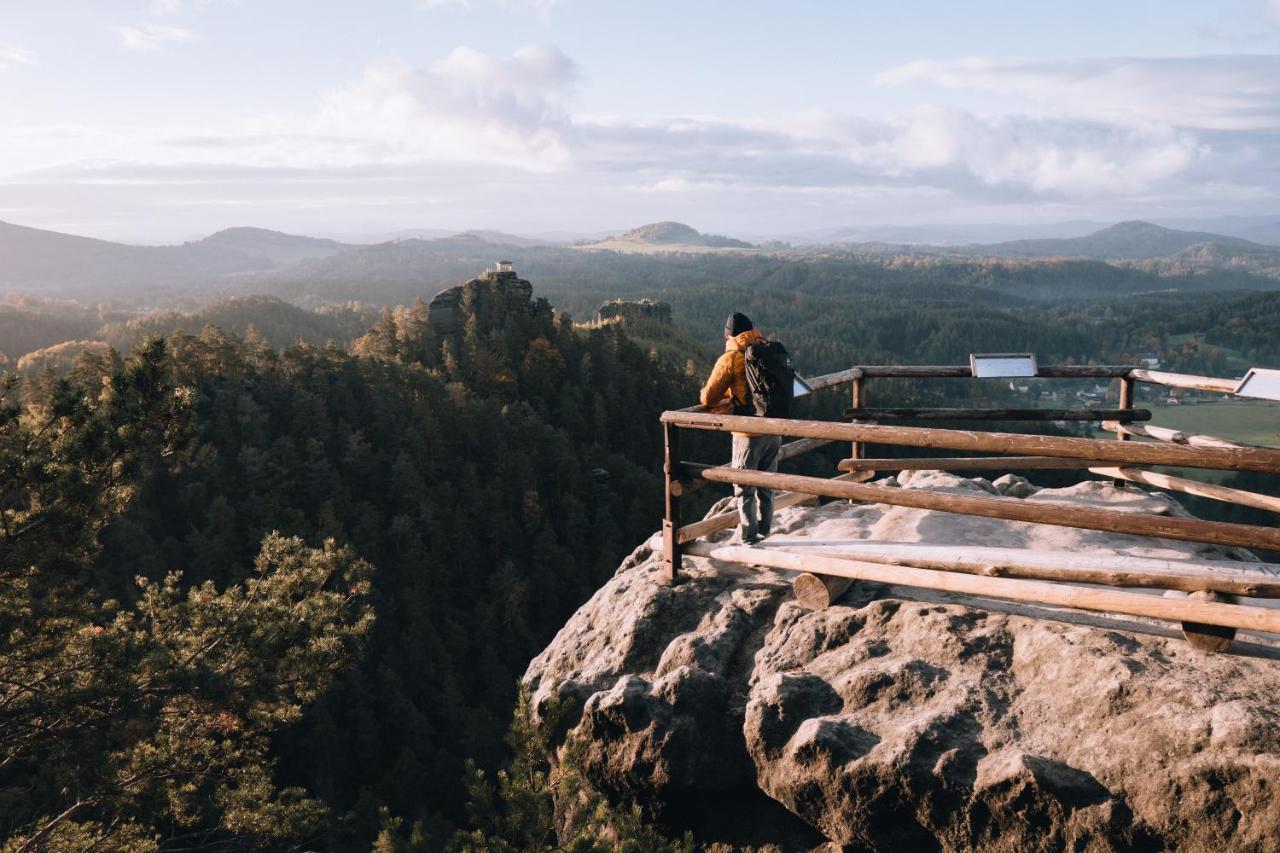 Penzion U Vyhlídky Chřibská Exterior foto