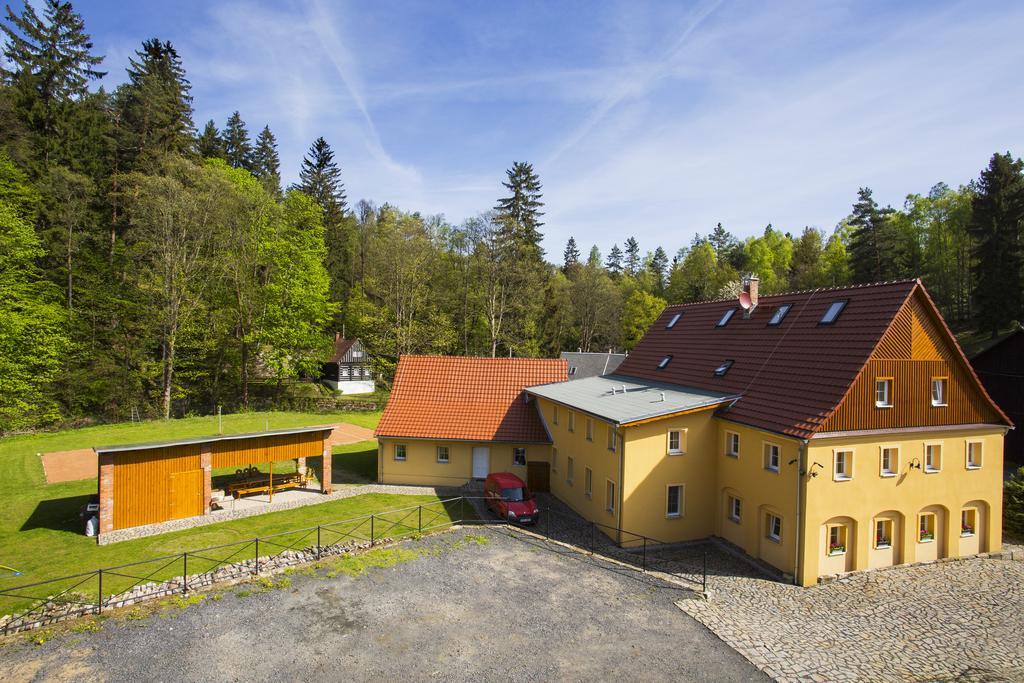 Penzion U Vyhlídky Chřibská Exterior foto